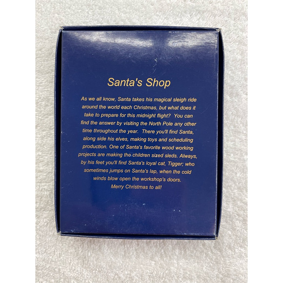 Pipka 2007 Stories Of Christmas Ornament #11478 Santas Shop Collectable 3" - Picture 8 of 9